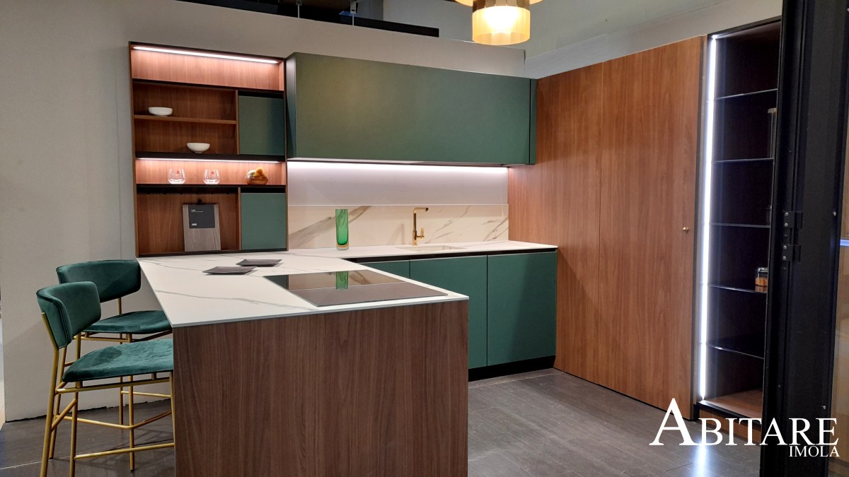 arredamento cucine cucina imola bologna snaidero link interior design top ceramica piano induzione verde