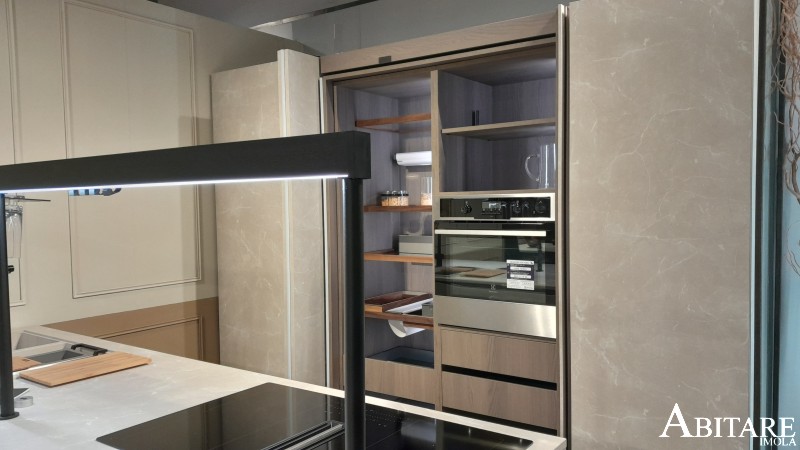 cucina attrezzata piano induzione con cappa integrata electrolux abitare imola interior design
