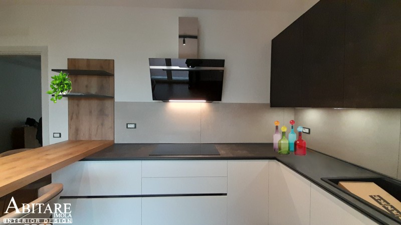 cucina imola arredamento cappa elica no drip induzione piano hpl arredare bologna lugo