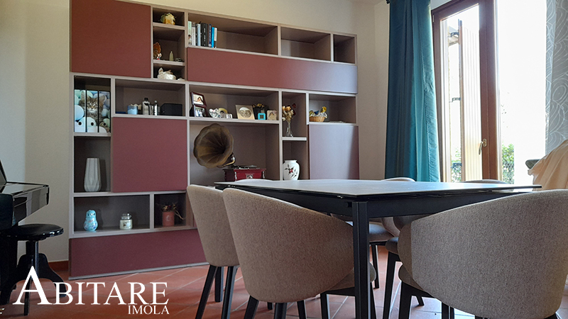 interior design imola arredamento arredare casa poltroncine tuka libreria tavolo ceramica