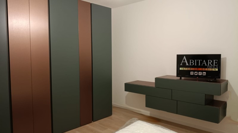 arredare camera da letto matrimoniale verde abitare imola faenza lugo moretti faenza armadio